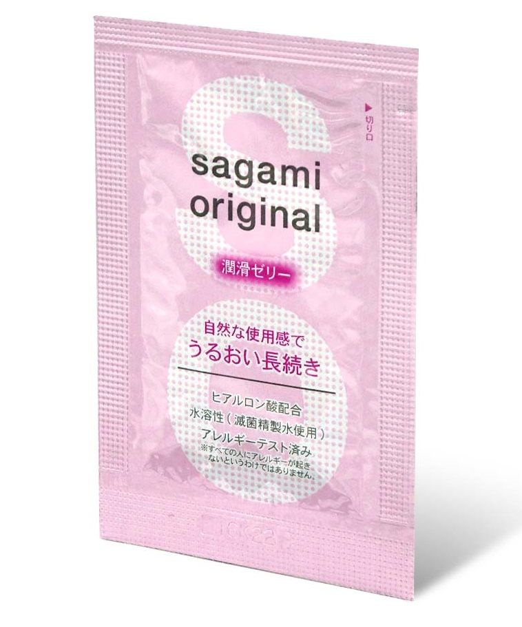 Пробник гель-смазки на водной основе Sagami Original - 3 гр. купить в секс шопе