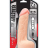Телесный USB-вибратор с присоской REALSTUFF 7.5INCH FLESH - 19 см. купить в секс шопе