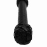 Черный профессиональный стек с тисненной ручкой - 77 см. купить в секс шопе