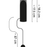 Телесный вибратор-реалистик с функцией толкания Accelerator - 18,2 см. купить в секс шопе