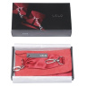 Красные шелковые наручники с цепочкой Sutra (LELO) купить в секс шопе