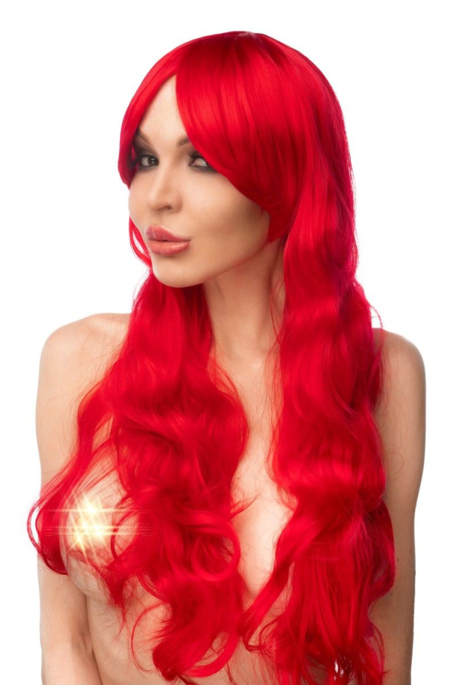 Красный парик  Сэнго  купить в секс шопе