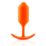 Оранжевая пробка для ношения B-vibe Snug Plug 3 - 12,7 см. купить в секс шопе