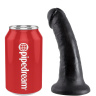 Чёрный фаллоимитатор с присоской 6  Cock - 15,2 см. купить в секс шопе