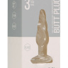 Прозрачная анальная пробка Butt Plug Rounded 3 Inch - 7,6 см. купить в секс шопе