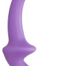Фиолетовый безремневой страпон Silicone Strapless Strapon купить в секс шопе