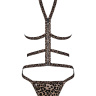 Леопардовый комплект Tigrita с открытым декольте купить в секс шопе