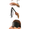 Набор для эротических игр Lover s Fantasy Kit - наручники, плетка и маска купить в секс шопе