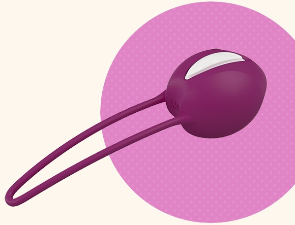 Фиолетовый вагинальный шарик Smartballs Uno купить в секс шопе
