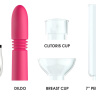 Розовый набор Thruster 4 in 1 Rechargeable Couples Pump Kit купить в секс шопе