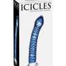 Стеклянный анальный стимулятор ICICLES №29 - 19,7 см. купить в секс шопе