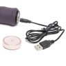 Фиолетовый вибратор с волнообразным стволом Deep Inside Rechargeable Classic Wave Vibrator - 16,5 см. купить в секс шопе