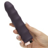 Фиолетовый вибратор с волнообразным стволом Deep Inside Rechargeable Classic Wave Vibrator - 16,5 см. купить в секс шопе