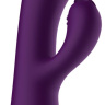 Фиолетовый вибромассажер-кролик Lux - 20 см. купить в секс шопе