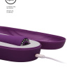 Фиолетовый вибромассажер-кролик Lux - 20 см. купить в секс шопе