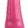 Розовая анальная втулка с круглой головкой - 20 см.  купить в секс шопе