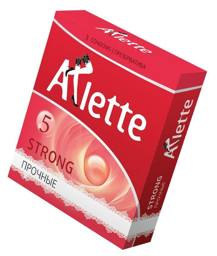 Ультрапрочные презервативы Arlette Strong - 3 шт. купить в секс шопе