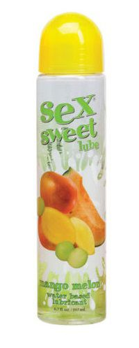 Вкусовой лубрикант с ароматом манго и дыни Sex Sweet Lube - 197 мл. купить в секс шопе