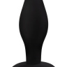 Черная анальная пробка - 11,5 см. купить в секс шопе