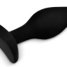 Черная анальная пробка - 11,5 см. купить в секс шопе