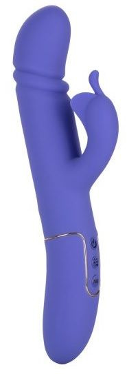 Фиолетовый вибратор-кролик Shameless Seducer - 25,5 см. купить в секс шопе