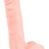 Реалистичный фаллоимитатор с чуть зауженной головкой Medical Silicone Dildo - 21 см. купить в секс шопе