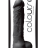 Черный фаллоимитатор Pleasures 5  Dildo - 17,8 см. купить в секс шопе