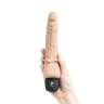 Телесный анальный вибратор 7  Slim Anal Realistic Vibrator - 20 см. купить в секс шопе