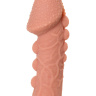 Насадка на фаллос с пузыриками, венками и ребристостью KOKOS Extreme Sleeve 09 - 12,7 см. купить в секс шопе