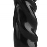 Черная реалистичная анальная втулка - 21 см. купить в секс шопе