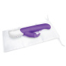 Фиолетовый G-стимулятор с клиторальным отростком - 24 см. купить в секс шопе