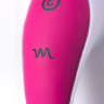 Розовый вибратор с клиторальным стимулятором ELLY с подогревом - 21,5 см. купить в секс шопе