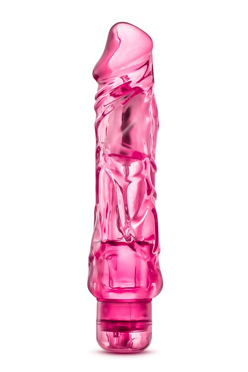 Розовый вибратор-реалистик Wild Ride - 23,5 см. купить в секс шопе