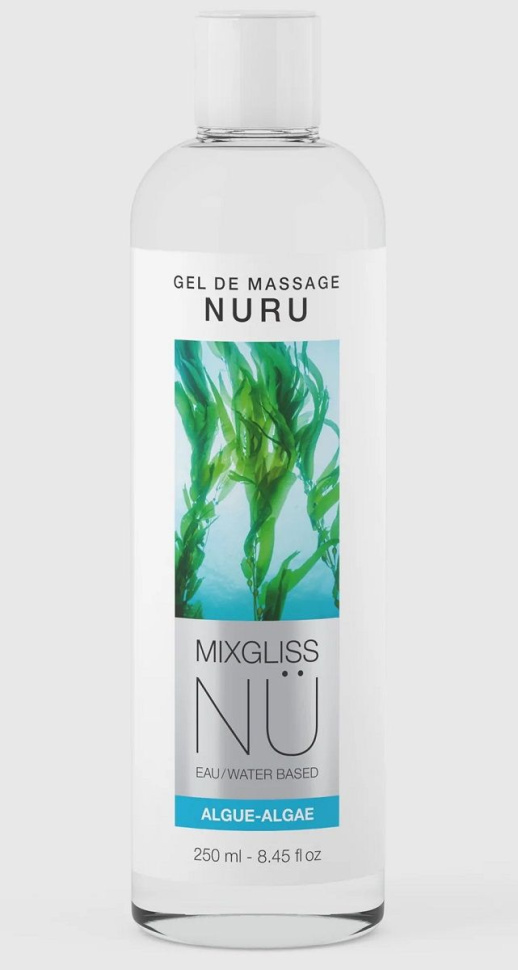 Массажный гель на водной основе Mixgliss NU Algae - 250 мл. купить в секс шопе