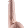 Телесный фаллоимитатор REALSTUFF REALISTIC DONG 9INCH - 23 см. купить в секс шопе