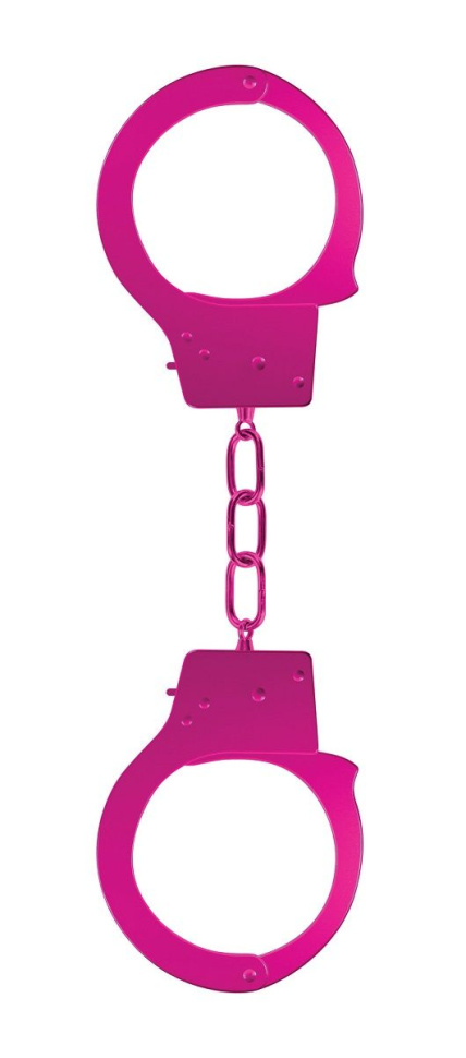 Розовые наручники OUCH! Pink купить в секс шопе