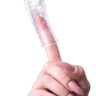 Прозрачная рельефная насадка на палец Gexa - 9 см. купить в секс шопе