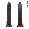 Фаллоимитатор-реалистик Erowoman коричневого цвета - 20 см. купить в секс шопе