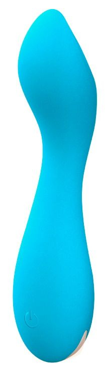 Голубой мини-вибратор Tarvos - 11,7 см. купить в секс шопе