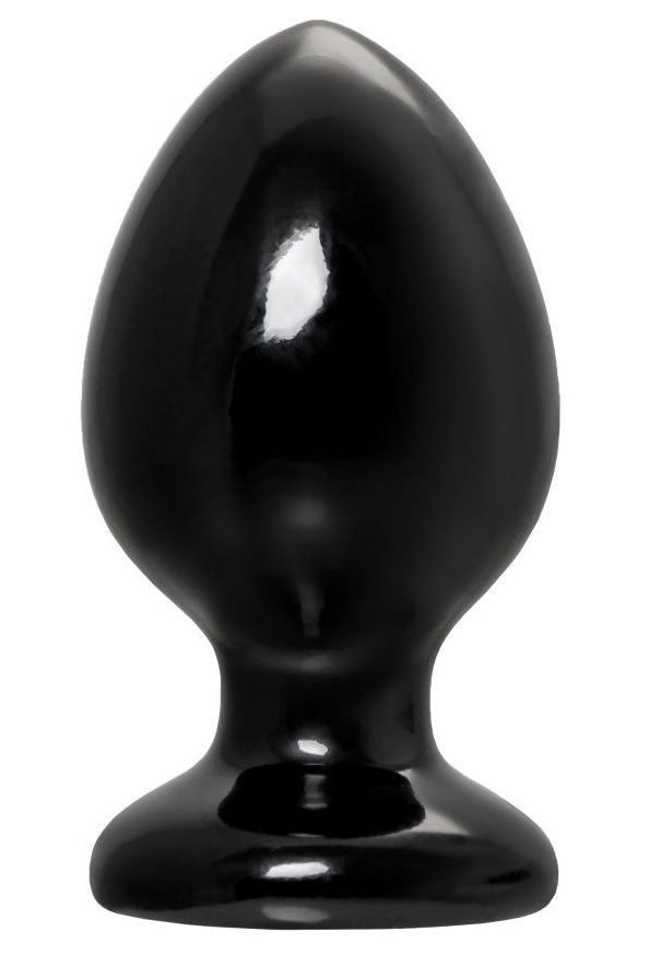 Черная анальная втулка Cetus α - 11,5 см. купить в секс шопе