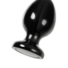 Черная анальная втулка Cetus α - 11,5 см. купить в секс шопе