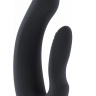 Чёрный хай-тек вибратор для пар Hayden - 15,2 см. купить в секс шопе