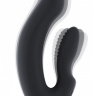 Чёрный хай-тек вибратор для пар Hayden - 15,2 см. купить в секс шопе