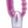 Двойной анально-вагинальный вибромассажер Xcel - 25 см. купить в секс шопе