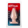 Анальная пробка телесного цвета Butt Plugs Smooth Classic Large - 14 см. купить в секс шопе