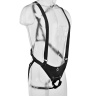 Страпон-система с телесной насадкой 12  Hollow Strap-On Suspender System - 30 см. купить в секс шопе