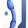 Синий стеклянный стимулятор Superior - 18 см. купить в секс шопе