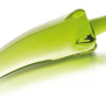 Зелёный анальный стимулятор из стекла в форме перчика - 15,5 см. купить в секс шопе
