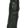 Чернокожий вибромассажёр на присоске ReactionDong - 22 см. купить в секс шопе