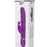 Фиолетовый вибратор-кролик FLORAL FANTASY с ушками - 22 см. купить в секс шопе